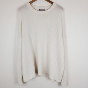 J. Crew Women's Cream Crew Neck Sweater